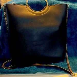 Black Purse with strap